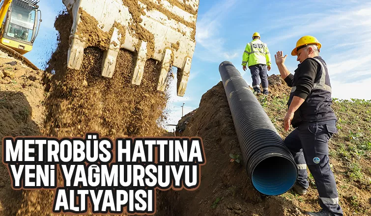 Metrobüs hattında çalışmalar sürüyor