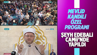 Mevlid Kandili Özel Programı Sakarya'da yapıldı