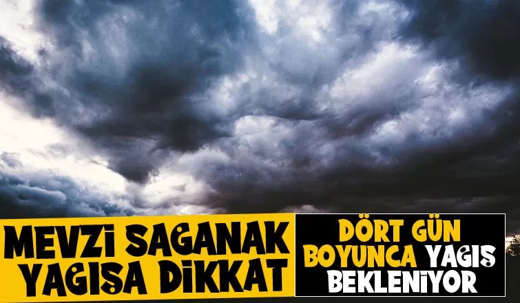 Mevzi sağanak yağışa dikkat