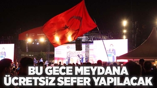 Meydana seferler ücretsiz