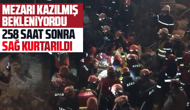 Mezarı kazılmış bekleniyordu, 258. saat sonra sağ kurtuldu
