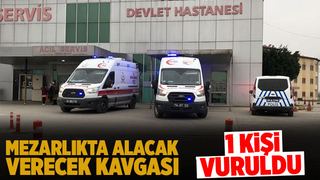 Mezarlıkta silahla vurulmuş halde bulundu