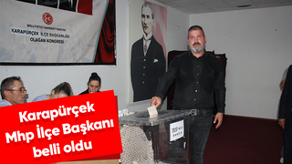 MHP Karapürçek İlçe Başkanlığına Mustafa Hıraç seçildi