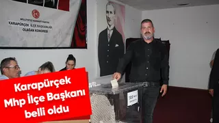 MHP Karapürçek İlçe Başkanlığına Mustafa Hıraç seçildi