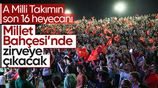 Millet Bahçesi'nde Milli maç heyecanı yaşanacak