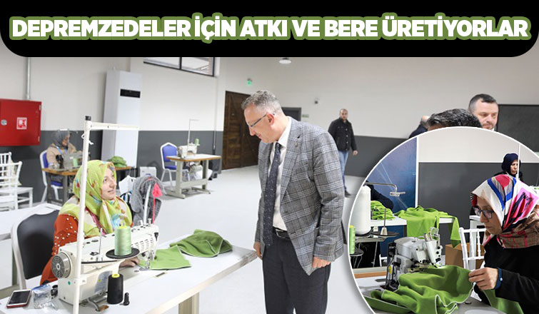 Millet Evinden Afet Bölgesine anlamlı çalışma