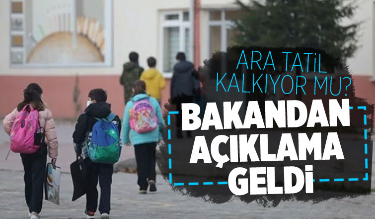 Milli Eğitim Bakanı Tekin'den ara tatil açıklaması