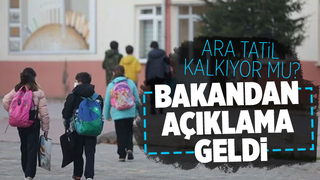 Milli Eğitim Bakanı Tekin'den ara tatil açıklaması