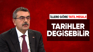 Milli Eğitim Bakanı Tekin'den illere göre ara tatil mesajı