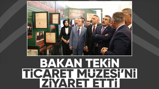 Milli Eğitim Bakanı Ticaret Müzesi’ni gezdi