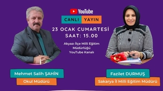 Milli Eğitim Müdürü Durmuş, Akyazı'da canlı yayına katılacak