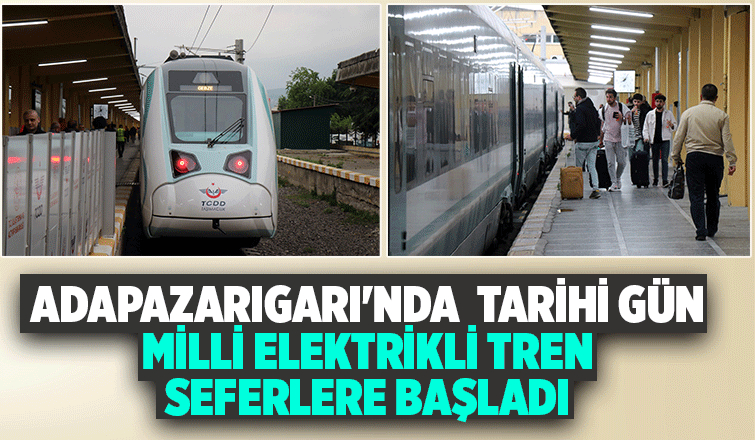 Milli Elektrikli Tren seferlere başladı