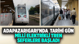 Milli Elektrikli Tren seferlere başladı