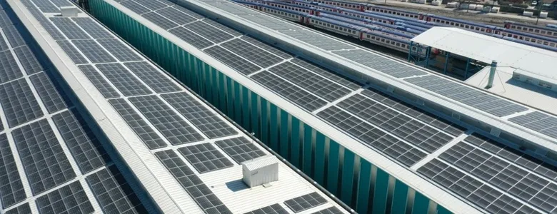 Milli Hızlı Tren üretiminde Güneş Enerjisi kullanılıyor
