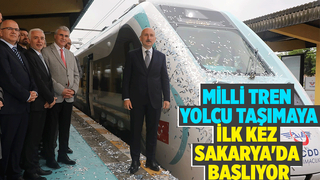 Milli trenin ilk seferi Sakarya'dan