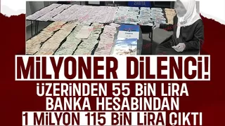 Milyoner dilenci zabıtaya yakalandı