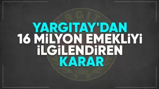 Milyonlarca emekliyi ilgilendiren emsal karar