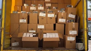 Milyonlarca kaçak makaronla yakalandılar