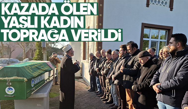 Minibüs çarpmıştı, yaşlı kadın defnedildi