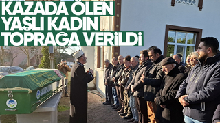 Minibüs çarpmıştı, yaşlı kadın defnedildi