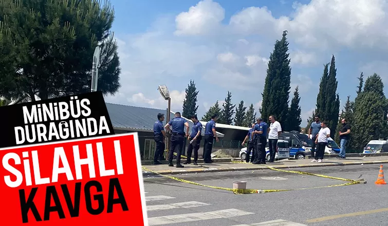Minibüs durağı karıştı