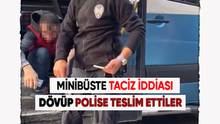 Minibüs'te taciz iddiası ortalığı karıştırdı