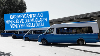 Minibüs ve dolmuşların yeni yeri belli oldu