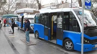 Minibüsçüler ve dolmuşçulardan belediye ucuza taşıyor eylemi!