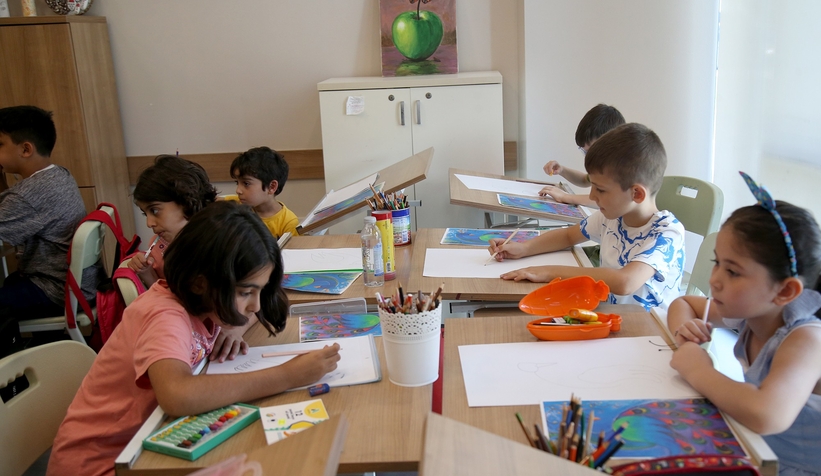 Minik öğrenciler SGM’de kendilerini keşfediyorlar