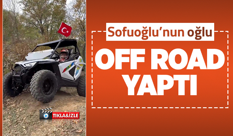 Minik Sofuoğlu off road yaptı