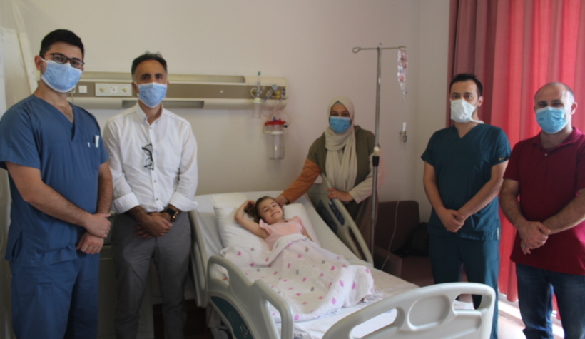 Minik Sümeyye sağlığına kavuştu