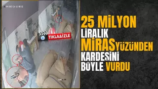 Miras yüzünden kardeşini vurdu: işte o anlar