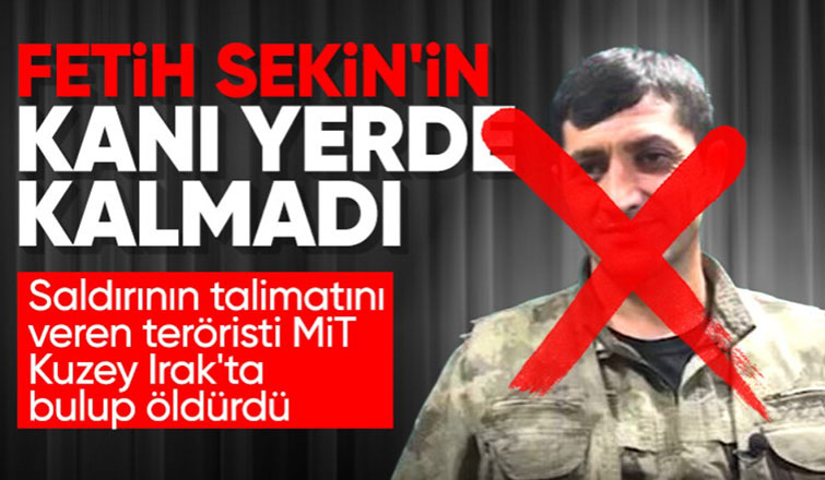 MİT, Fethi Sekin'in şehit olduğu saldırının talimatını veren teröristi öldürdü