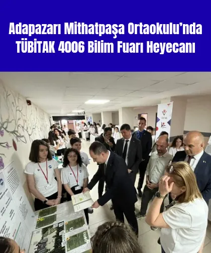 Mithatpaşa Ortaokulu’nda Bilim Fuarı heyecanı