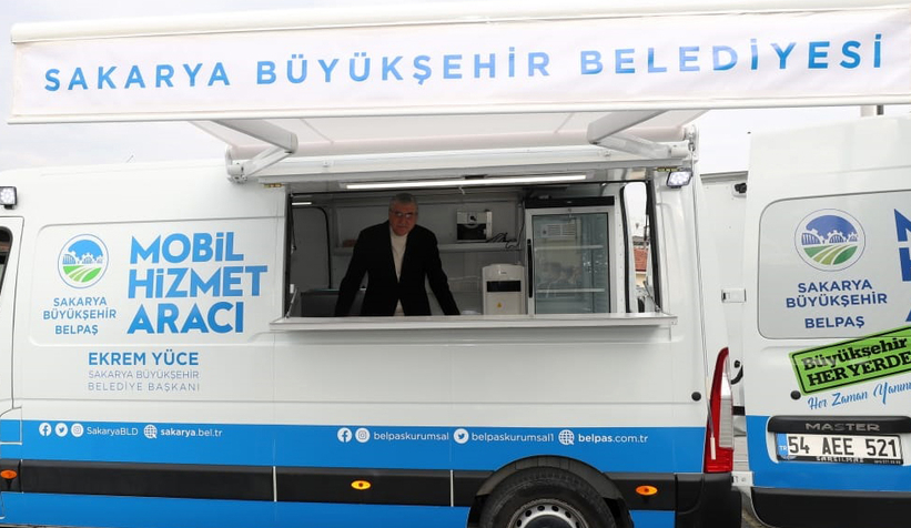 Mobil Hizmet Aracı olası afette hazır bulunacak
