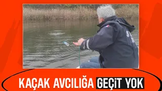 Mollaköy Göletleri'nde kaçak avcılık operasyonu