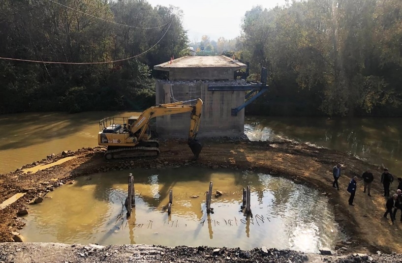 Mollaköy köprüsünde çalışmalar sürüyor