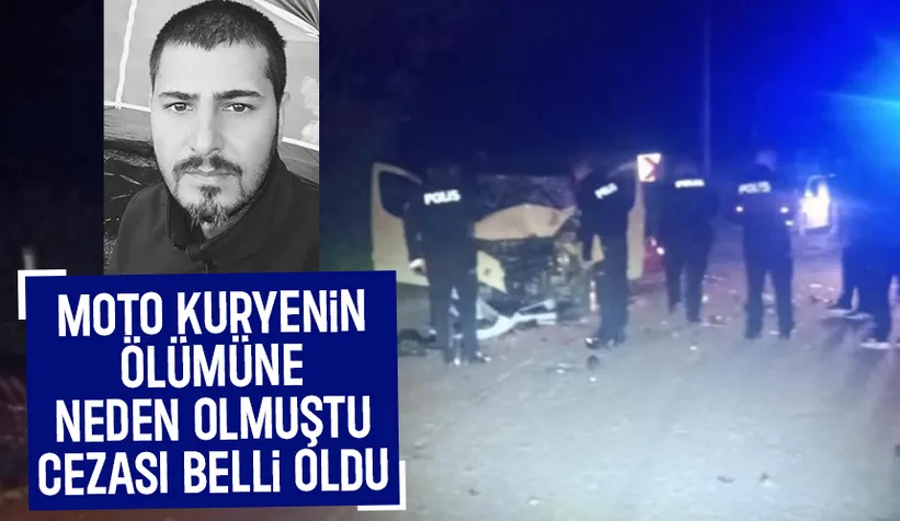 Moto kuryenin öldüğü kazada sürücü tahliye edildi