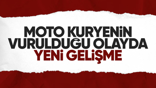 Moto kuryeyi vurmuştu yakalandı