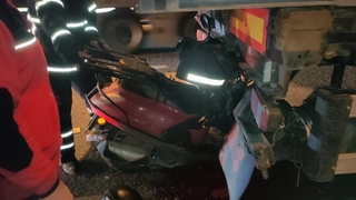 Motokurye feci şekilde öldü