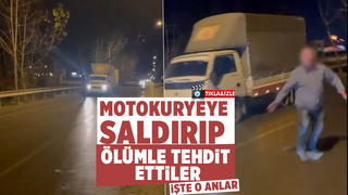 Motokuryeye saldırıp ölümle tehdit ettiler