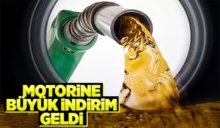 Motorinde indirim
