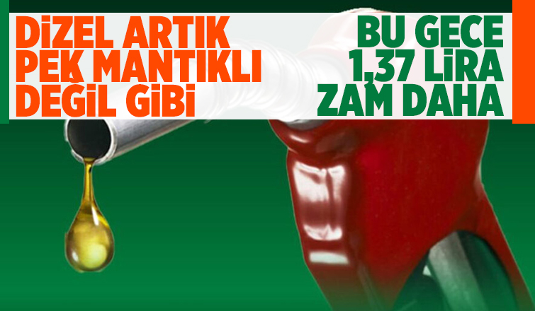 Motorine bir büyük zam daha