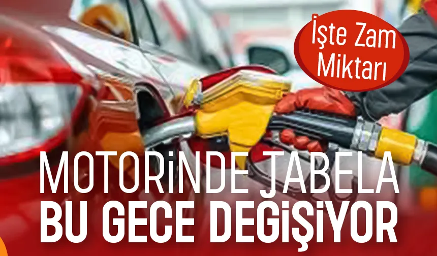 Motorine bu gece dev zam bekleniyor