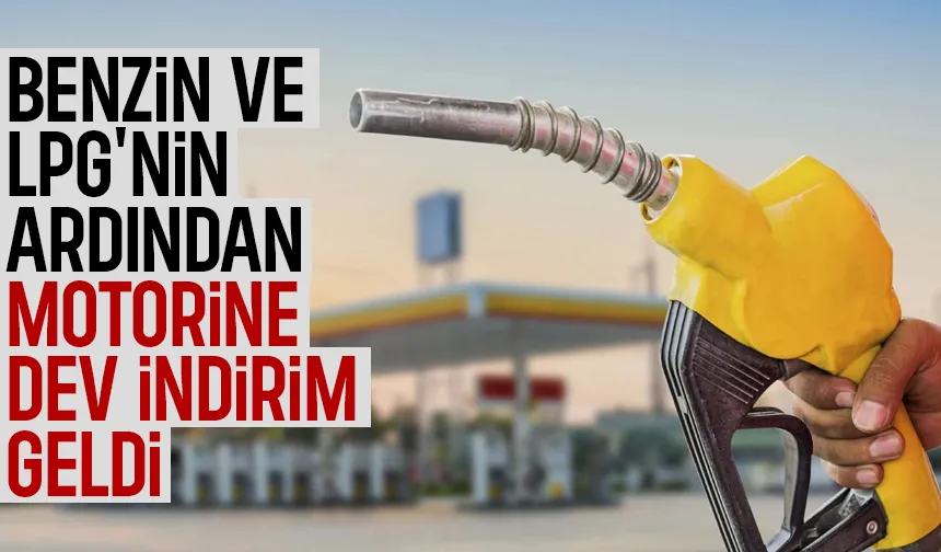 Motorine dev indirim geldi