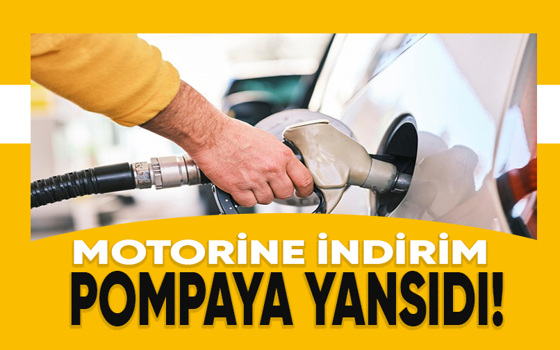 Motorine indirim geldi