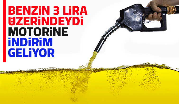Motorine indirim geliyor