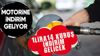 Motorine indirim geliyor