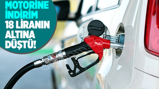 Motorinin litresi 18 liranın altına düştü