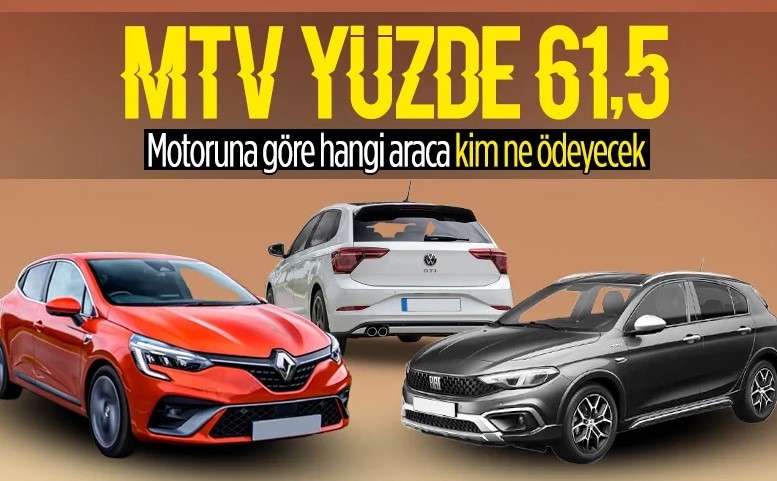 Motorlu Taşıtlar Vergisi'nde artış oranı belli oldu